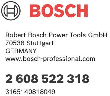 Bosch accessoires 2608522318 | bithouder | one-click | 60mm - 1 4 - 2608522318