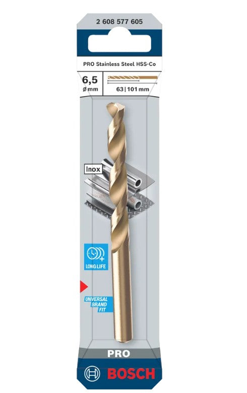 Bosch metaalboor hss-co 6,5 63mm 1szt. kopia