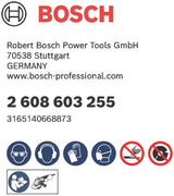 Bosch accessoires bosch doorslijpschijf recht standard for inox - rapido 125mm - 10stuks