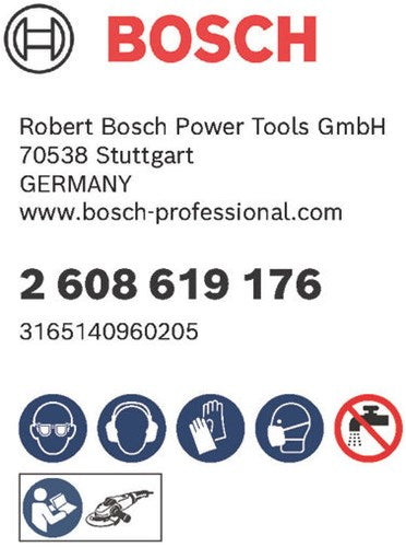 Bosch accessoires x-lock fiberschijf, 125mm, g 120, r444, expert for metal - 1 stuk(s) - 2608619176
