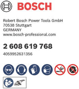 Bosch accessoires doorslijpschijf standard metal 125x1x22.23 - 2608619768