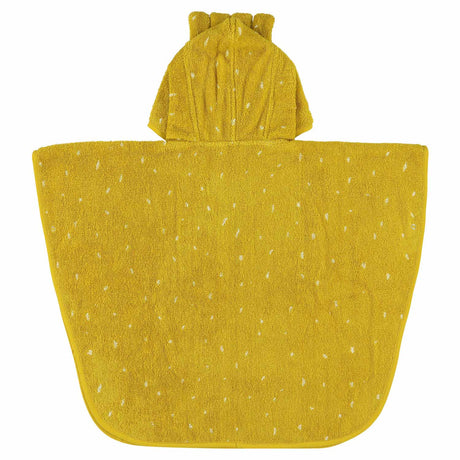 Trixie poncho - mr. lion - 100% biologisch katoen - badcape kind met capuchon - met leuke details