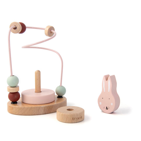 Trixie houten motoriekspiraal - mrs. rabbit