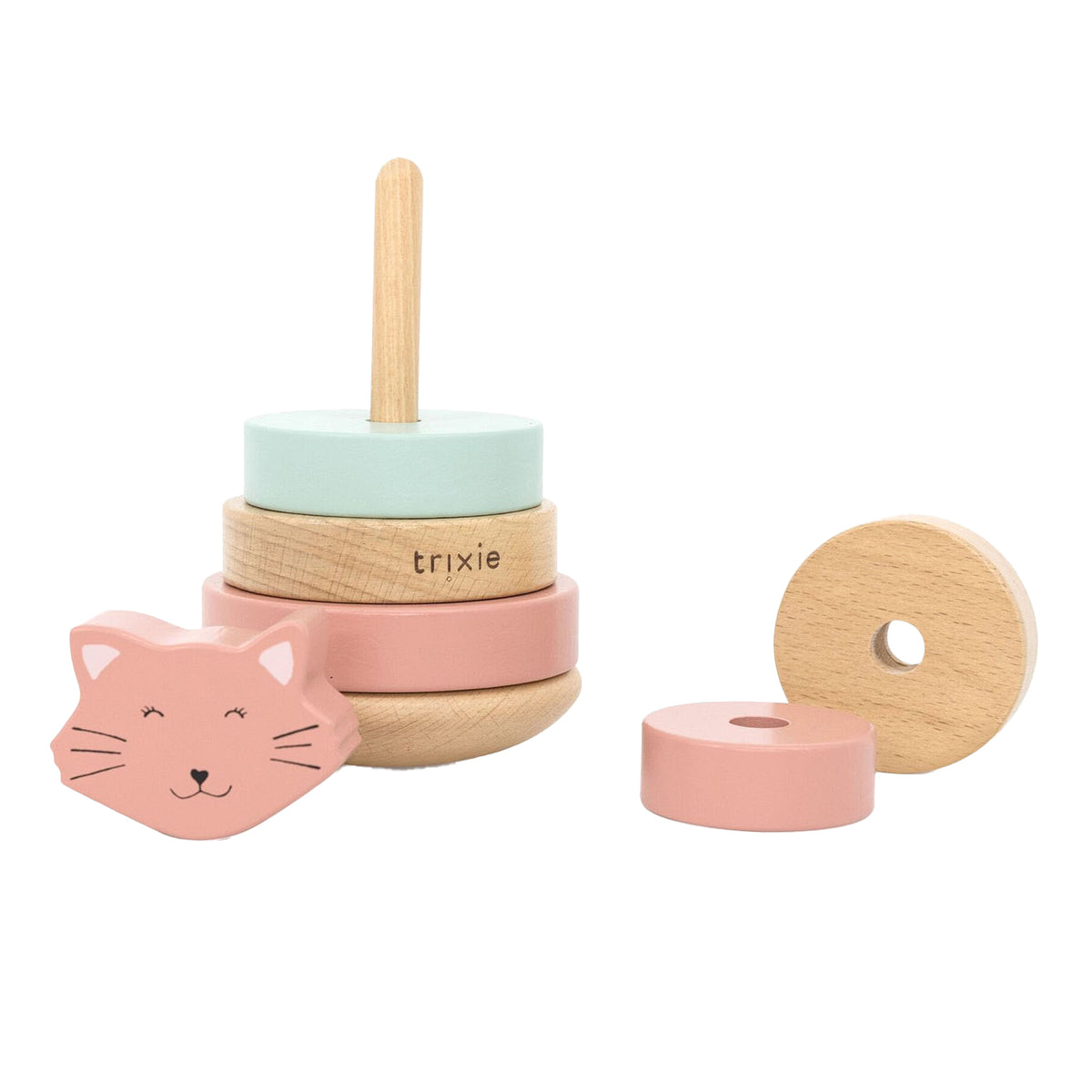 Trixie houten stapeltoren - mrs. cat