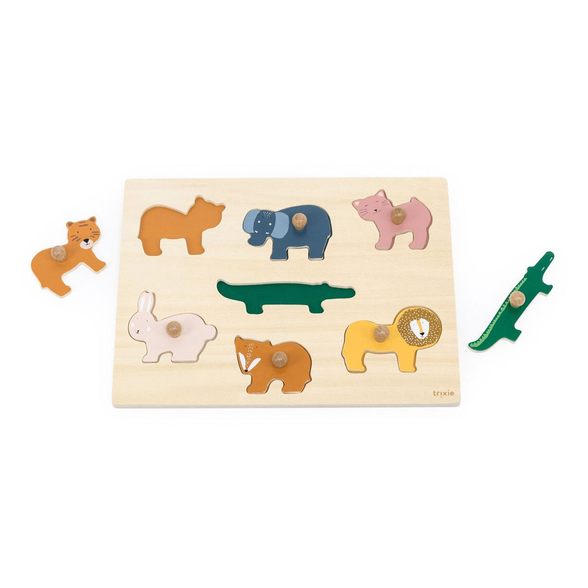 Trixie Holz Nick Puzzle Déieren, 7st.