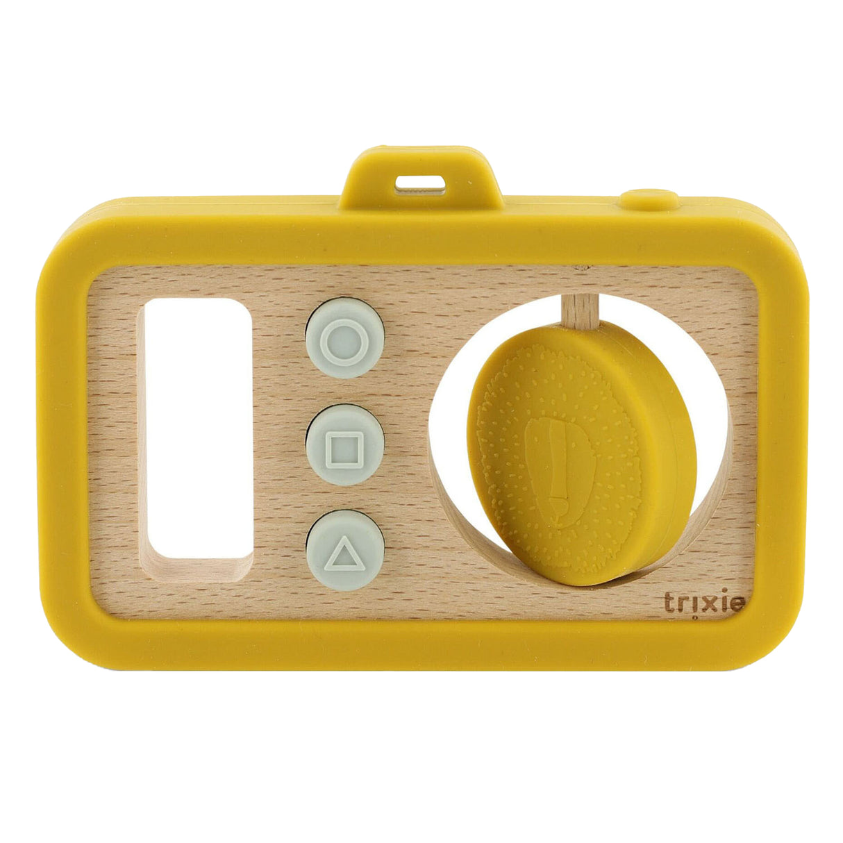 Trixie houten siliconen baby camera mr. lion