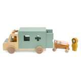 Trixie Wood Animals Ambulance