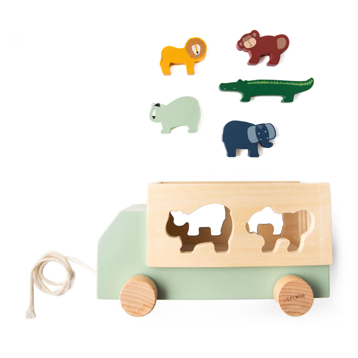 Trixie Wooden Form Zoo, 6dlg.