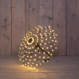 Anna's collection verlichte paraplu 160led classic warm 55x46cm ip44 met timer en dimmer