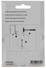 Mack 1047641 - deurstop rubber + schroef grijs 40 x 75 mm 2 st pcs | 6 stuks