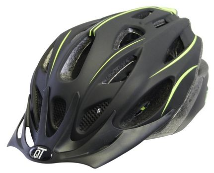 QT Cycle Tech Helmet Matt Black Fluo L 58-61 cm 2810421