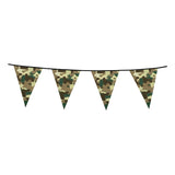 Boland camouflage vlaggenlijn, 6mtr.