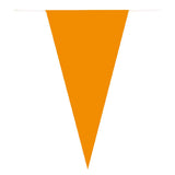 Boland papieren vlaggenlijn oranje, 10mtr.