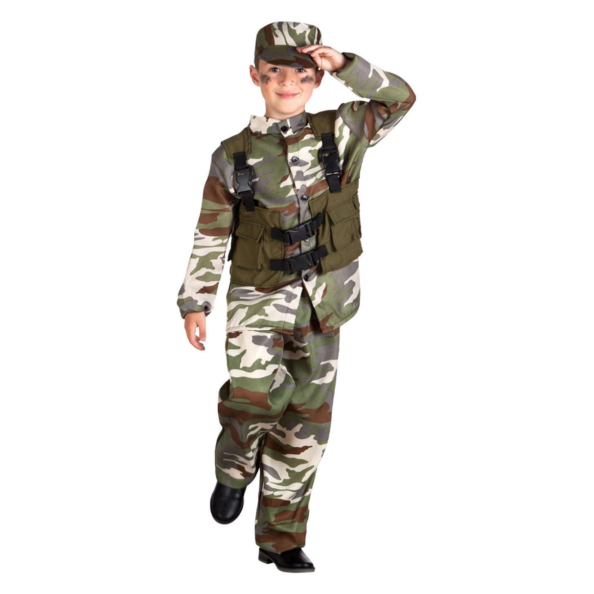 Soldat de costumes pour enfants de Boland, 7-9 ans