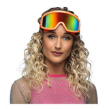 Boland party skibril neon oranje