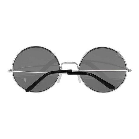 Boland partybril hippie xl grijs