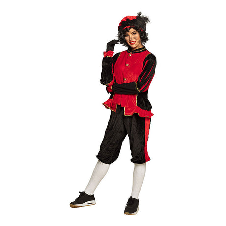 Boland volwassenenkostuum piet rood - l