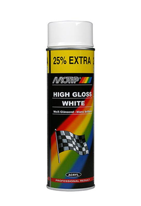 Wit glans, bus 500 ml. Motip