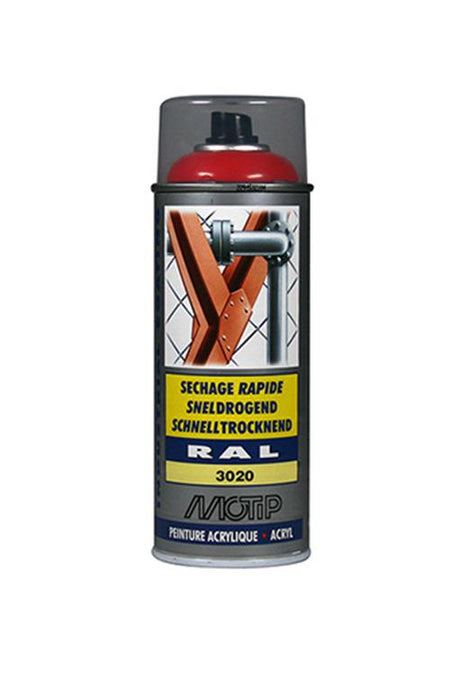 Motip industrial ral3020 400 ml.