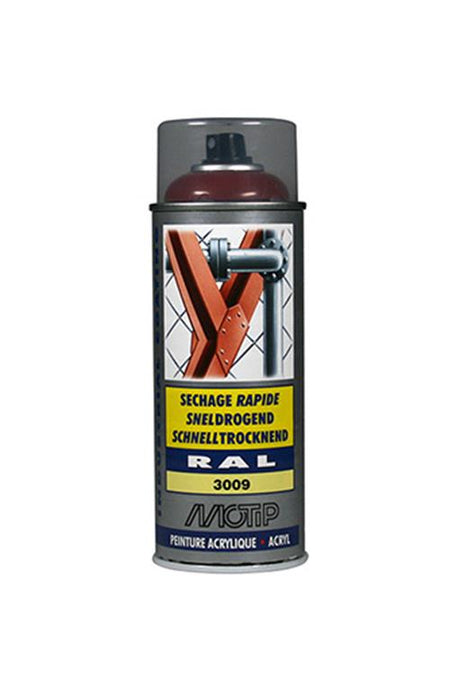Motip 1051684 - ind. ral 3009 oxyde rood spuitbus 400 ml | 1 stuks