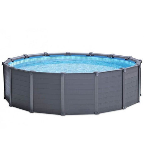 Intex grafitpanel swimmingpool 478 x 124 cm