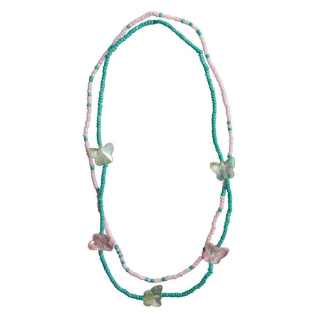 Great pretenders pretty shy butterfly kettingset - 2st.