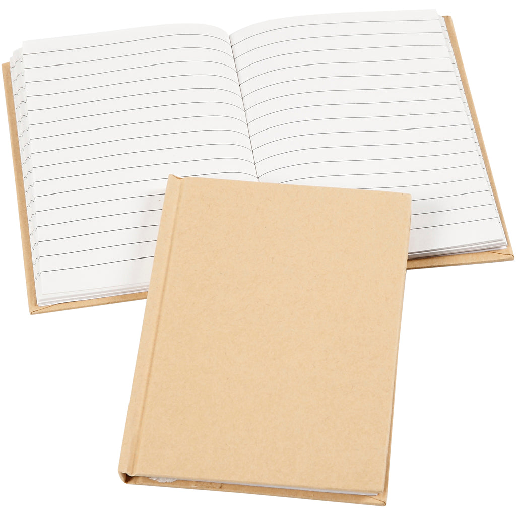Creativ company http: www.cchobby.nl notitieboek-a6-vel-105x148-mm-60-gr-bruin-1-stuk