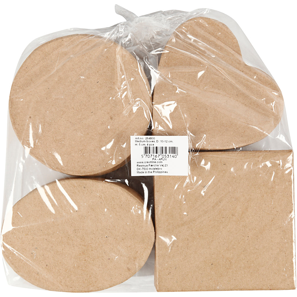 Creativ company http: www.cchobby.nl medium-dozen-h-5-cm-d-10-12-cm-4-stuk-1-doos