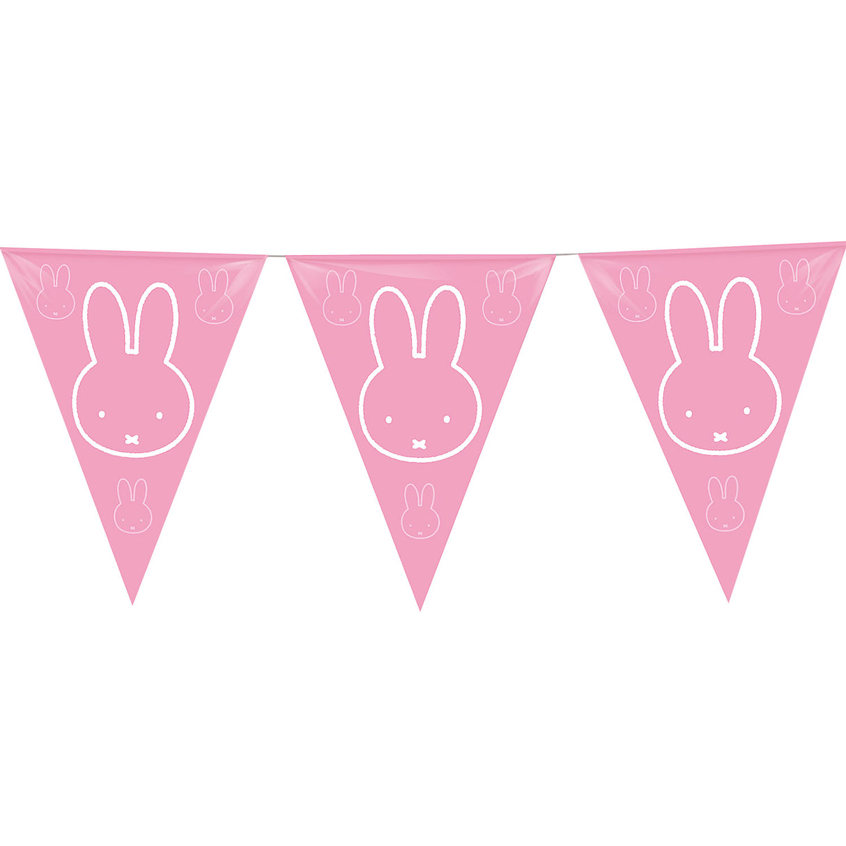 Flagglinje Miffy Pink, 10Mtr.