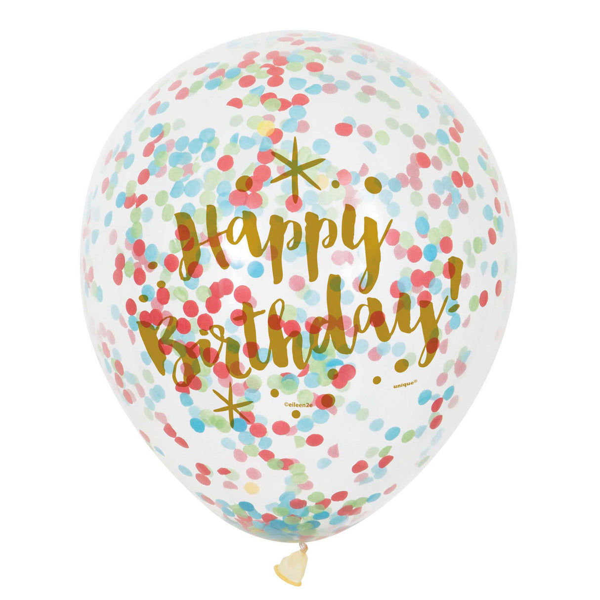 Haza Witbaard Confetti ballons joyeux anniversaire, 6e.