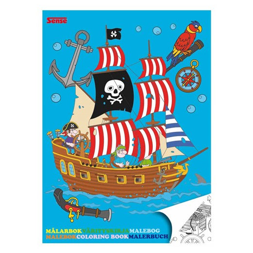 Pirate de livre de couleur