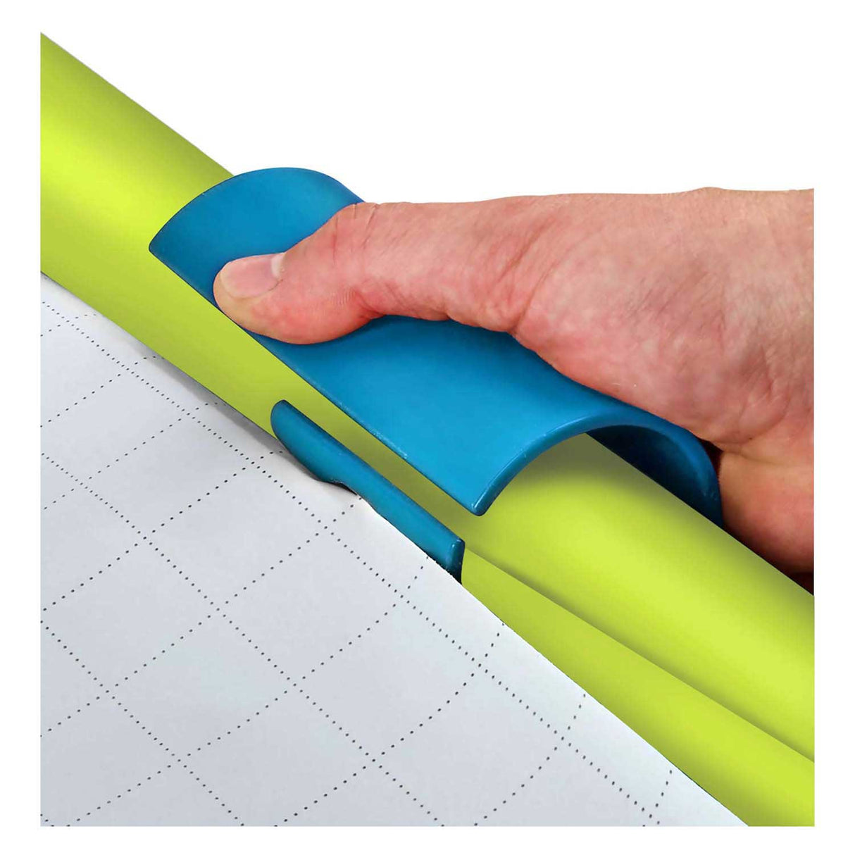 Haza witbaard cadeaupapier snijder - 10cm