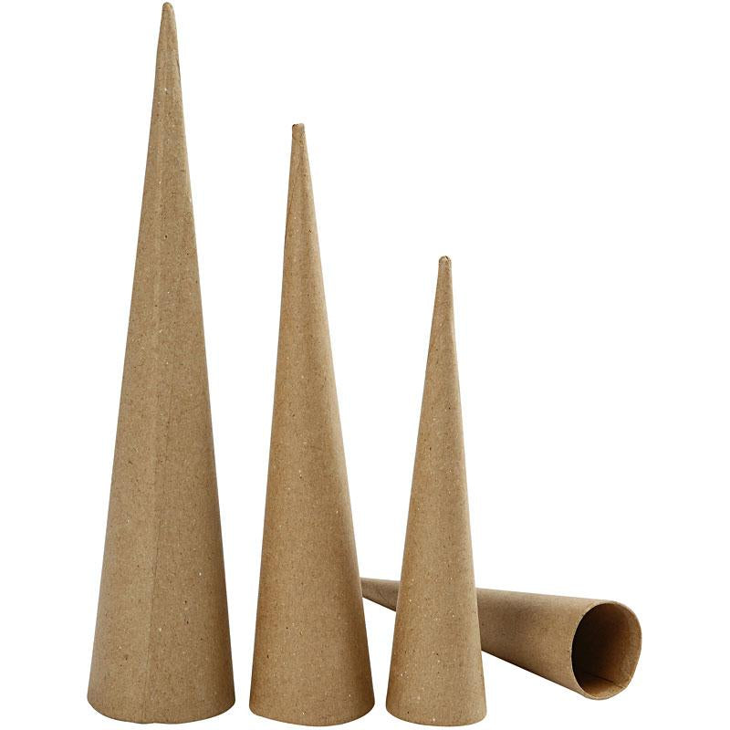 Http: www.cchobby.nl hoge-kegels-h-20-25-30-cm-d-4-5-6-cm-3-stuk-1-doos