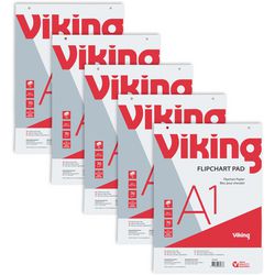 Extra wit flipoverblok blanco vk 80g m2 59x81cm perforatiestrook 40vel