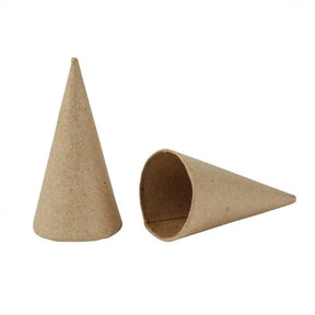 Creativ company creotime kegels 8 x 4 cm papier-maché 10 stuks