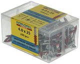 Rotadrill 1039972 - universeelschroef vkpzd vz 4.0x25mm (200) | 4 stuks