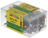 Rotadrill 1039992 - universeelschroef vktx vz 4.0x30mm (200) | 4 stuks