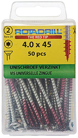 Rotadrill 1039938 - universeelschroef vktx vz 4.0x45mm (50) | 6 stuks