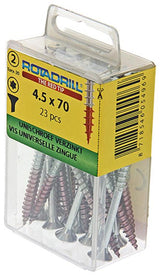 Rotadrill 1039946 - universeelschroef vktx vz 4.5x70mm (23) | 6 stuks