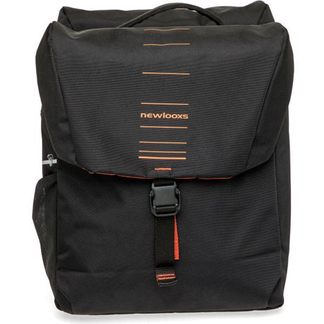 Burgers - new looxs tas new looxs vigo dubbel | zwart oranje | mik 2.0 | 40l