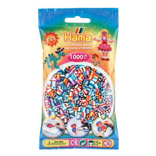 Hama strijkkralen 1000 stuks 2 kleurig gemixed | 5 stuks