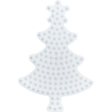 Hama strijkkralen grondplaat kerstboom wit | 5 stuks