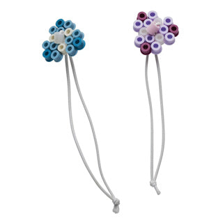 Merkloos sans marque hama strijkkralen 2400 stuks sieraden set roze | 2 stuks