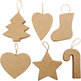 Creativ company http: www.cchobby.nl kersthangers-h-7-8-cm-6-stuk-1-doos
