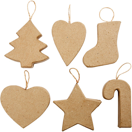 Creativ company http: www.cchobby.nl kersthangers-h-7-8-cm-6-stuk-1-doos