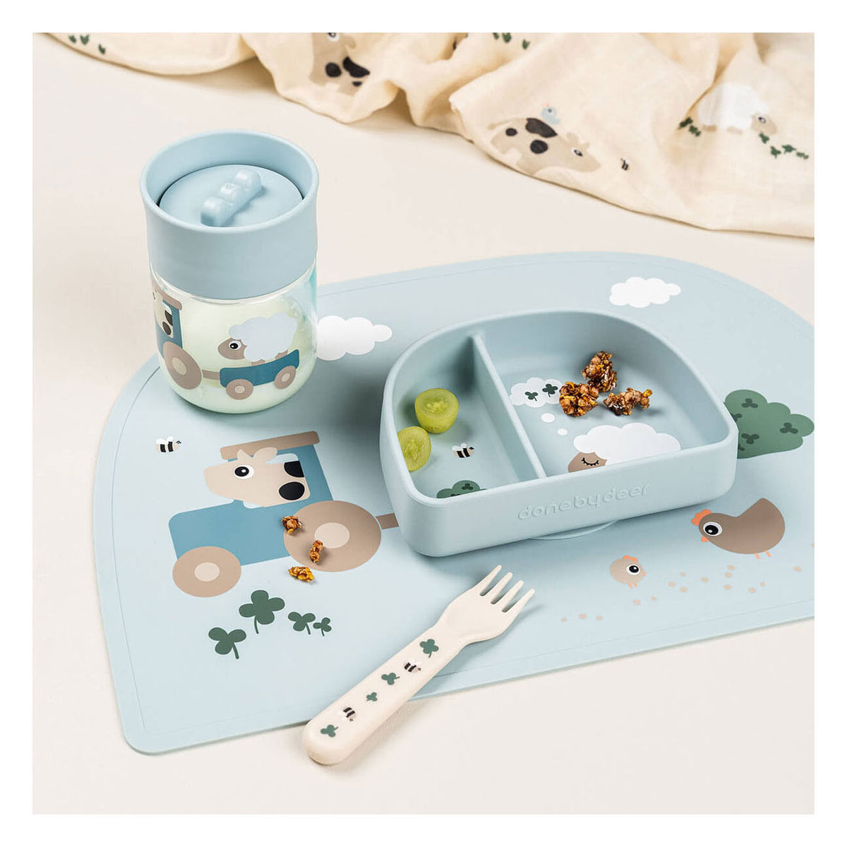 Done by deer oefenbeker 360 tiny farm - blauw