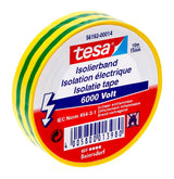 Tesa 56192-00014-22 isolatietape groen, geel (l x b) 10 m x 15 mm 1 stuk(s)