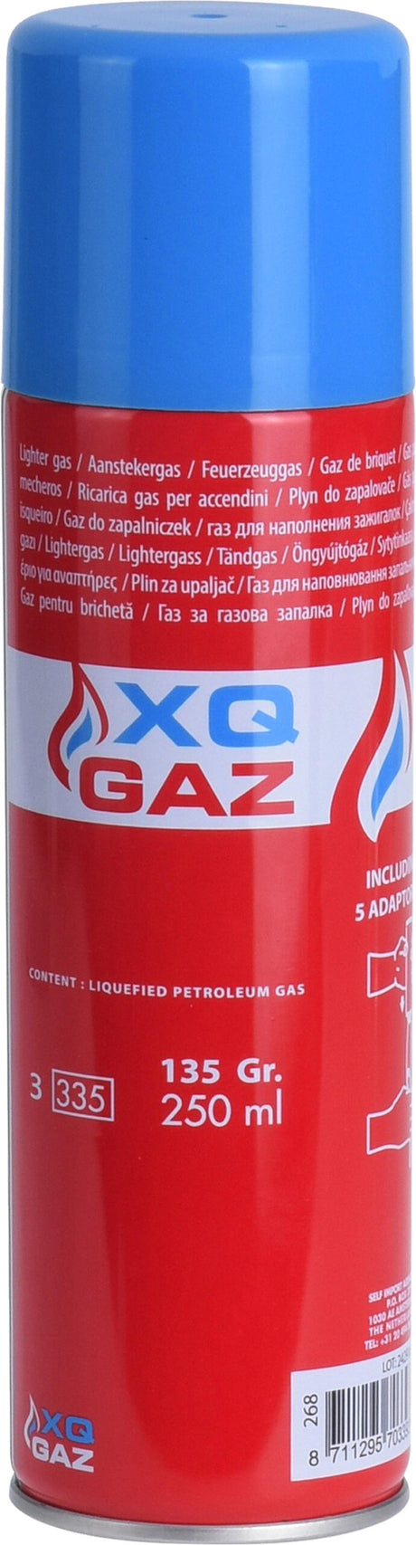 Xqmax aanstekergas navul 250ml