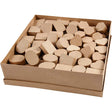 Creativ company mini dozen - 4-6 cm d x 3 cm h - 144 stuks - kleine dozen voor geschenken en decoratie