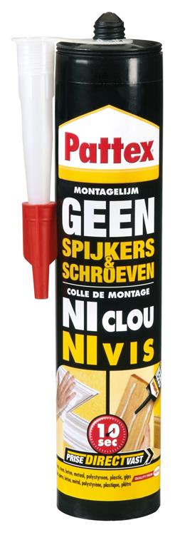Pattex 1003854 - geen spijkers geen schroeven 400gr | 6 stuks